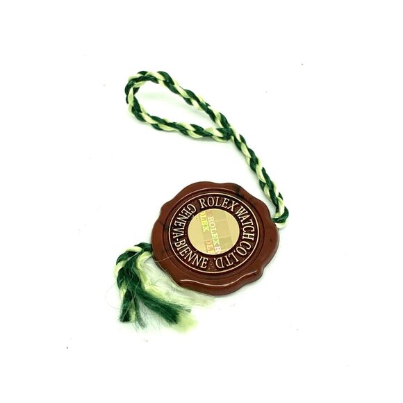 Authentic Rolex Red Hang Tag Multiple Crown Hologram Chronometer Geneve Bienne - Picture 2 of 6